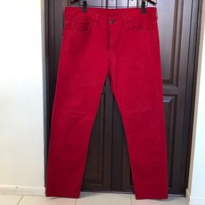 Red Denim Levi’s